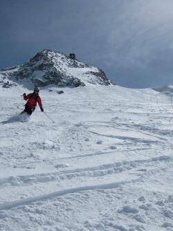 Pylones run at Grands Montets